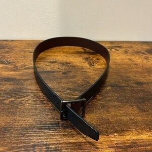 Gap brown leather belt kids size medium new